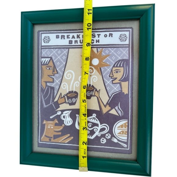 🌸6/$20🌸 Framed “Breakfast or Brunch” Print - Picture 7 of 8